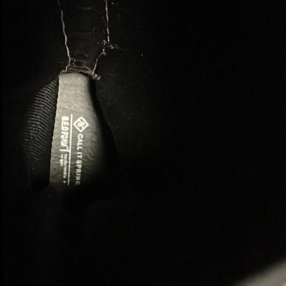 Call It Spring Studded Boots . Black W M 6 - Picture 5 of 12